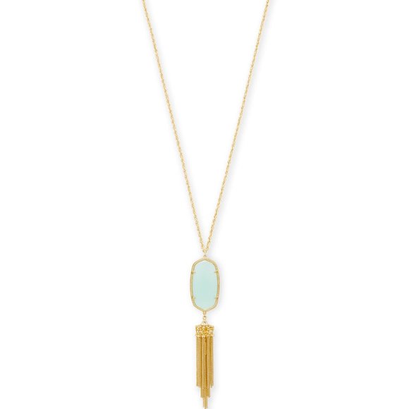 Kendra Scott Rayne Necklace in Chalcedony - Picture 1 of 2